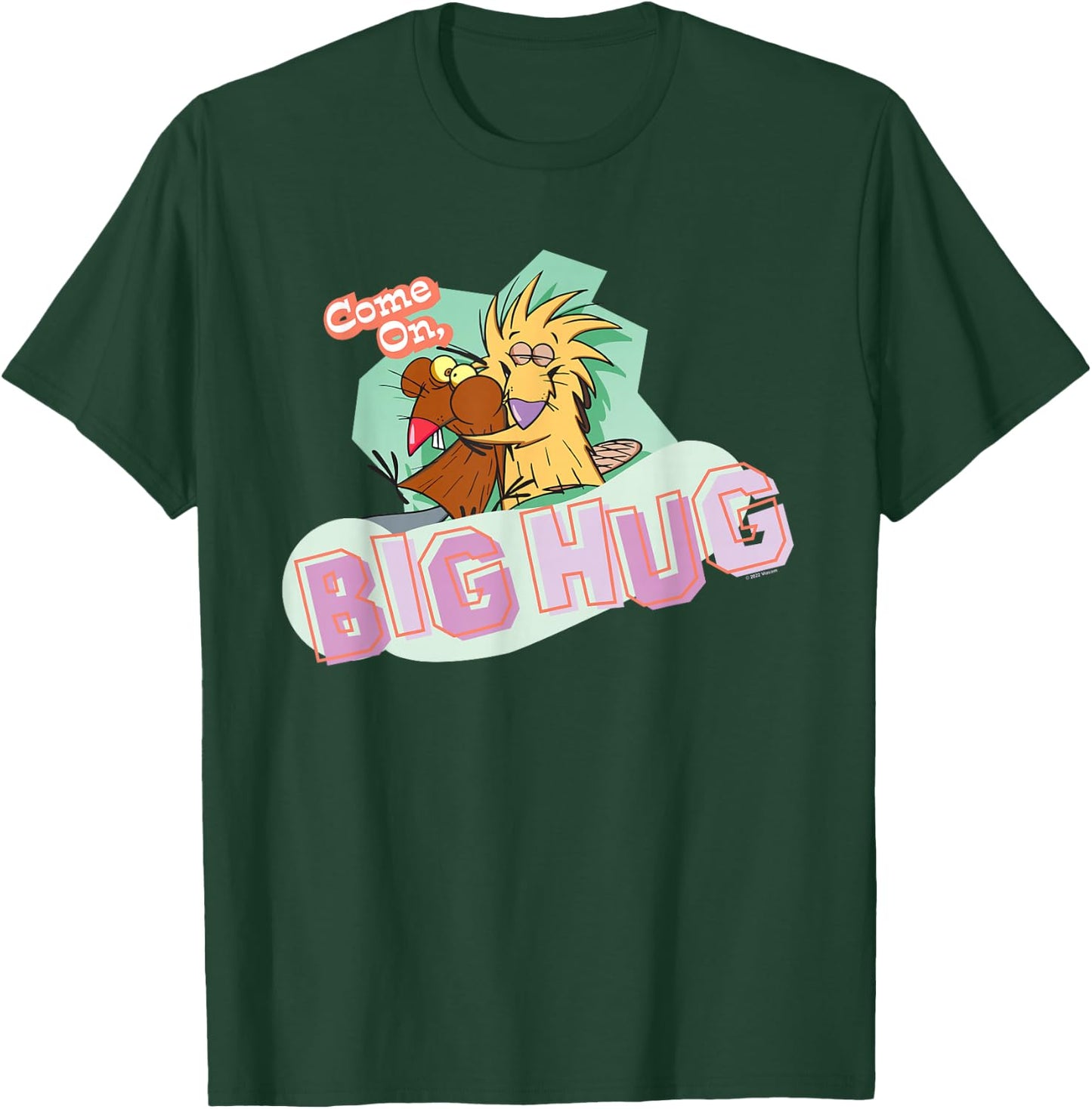 Angry Beavers Big Hug T-Shirt - T-Shirt | Forest