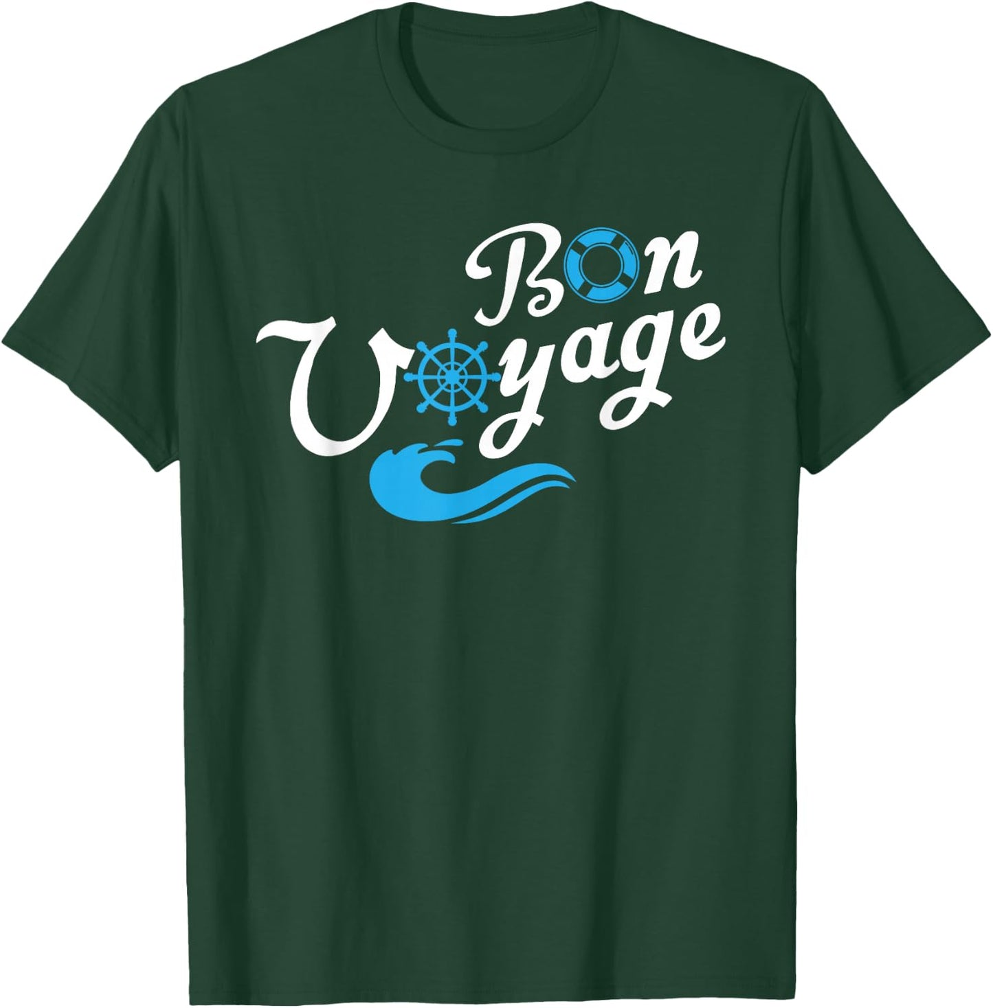 Bon Voyage Family Cruise Vacation T-Shirt - T-Shirt | Forest