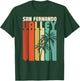 San Fernando Valley SFV California Van Nuys 818 Retro Palm T-Shirt - T-Shirt | Forest