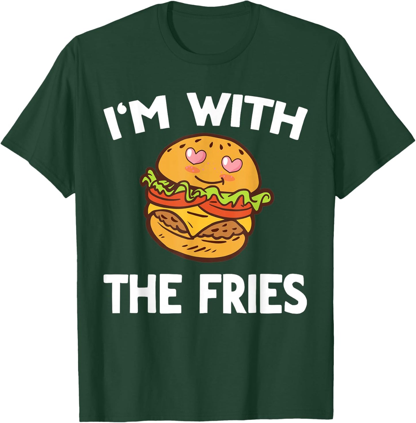 Burger & Fries Matching Couples His & Hers T-Shirt - T-Shirt | Forest