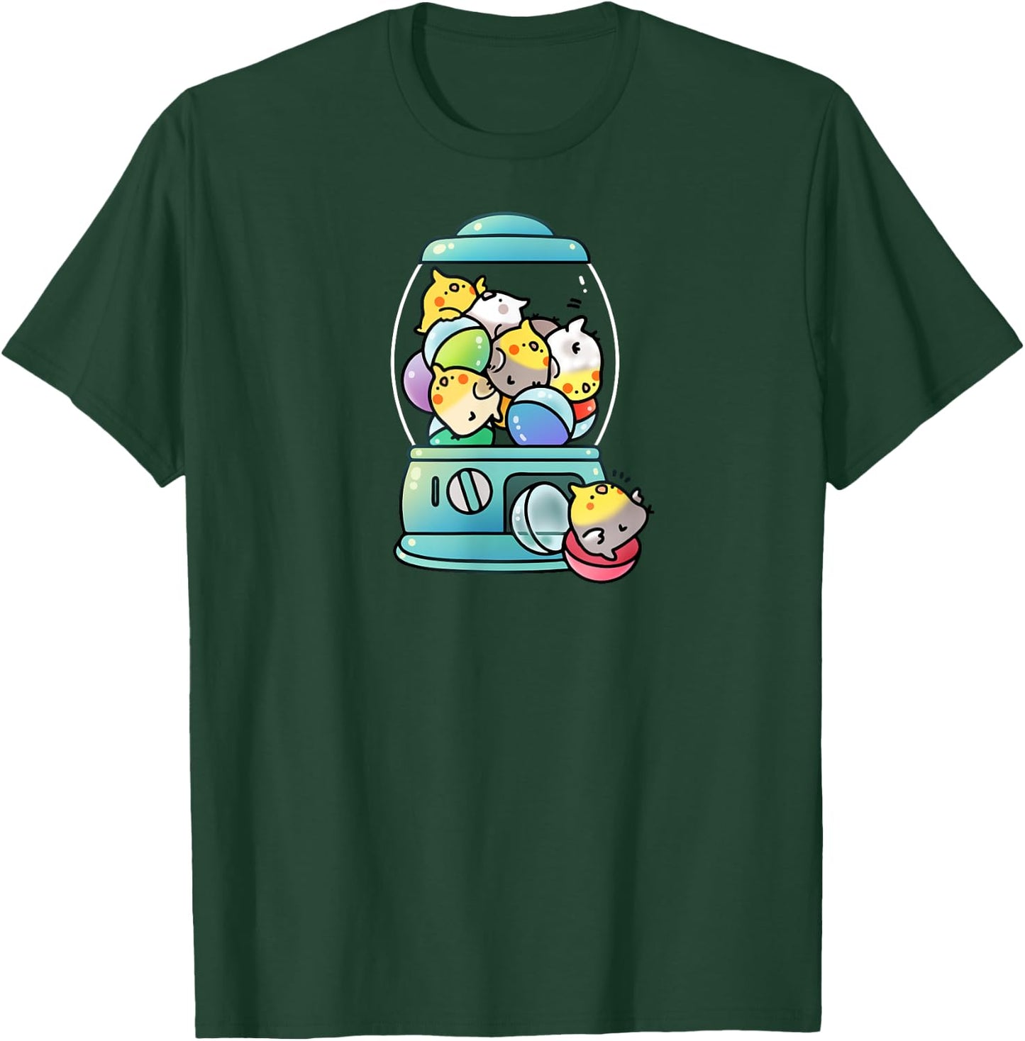 Cockatiel Toy Capsule T-Shirt - T-Shirt | Forest