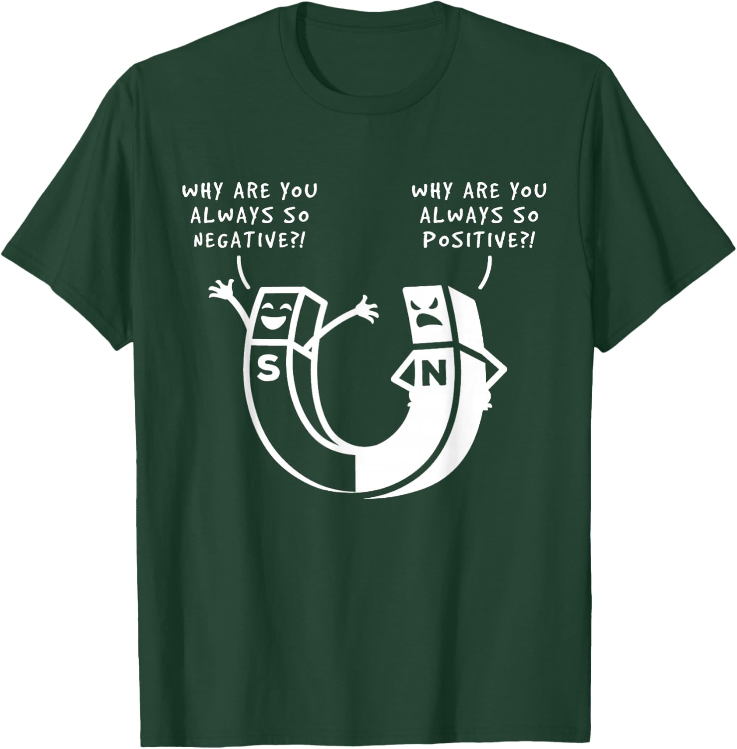 Physics Magnetic Field - Magnetism Gift Scientist T-Shirt - T-Shirt | Forest