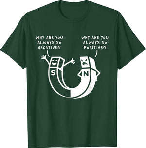 Physics Magnetic Field - Magnetism Gift Scientist T-Shirt - T-Shirt | Forest