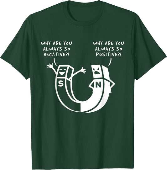 Physics Magnetic Field - Magnetism Gift Scientist T-Shirt - T-Shirt | Forest