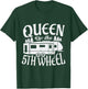 Queen of the 5th wheel for a Camper Camping Camping T-Shirt - T-Shirt | Forest