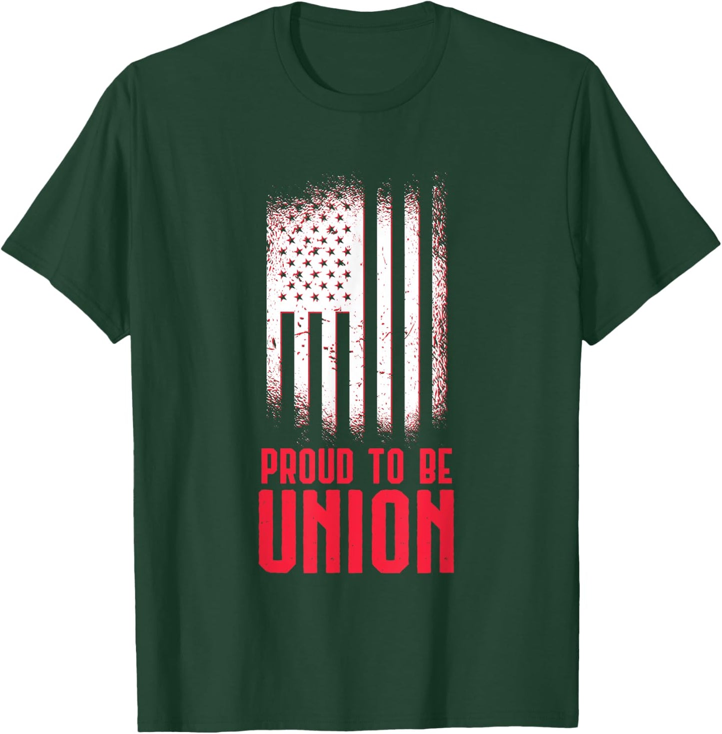 Proud To Be Union Skilled Labor Worker Labor Day Gift T-Shirt - T-Shirt | Forest