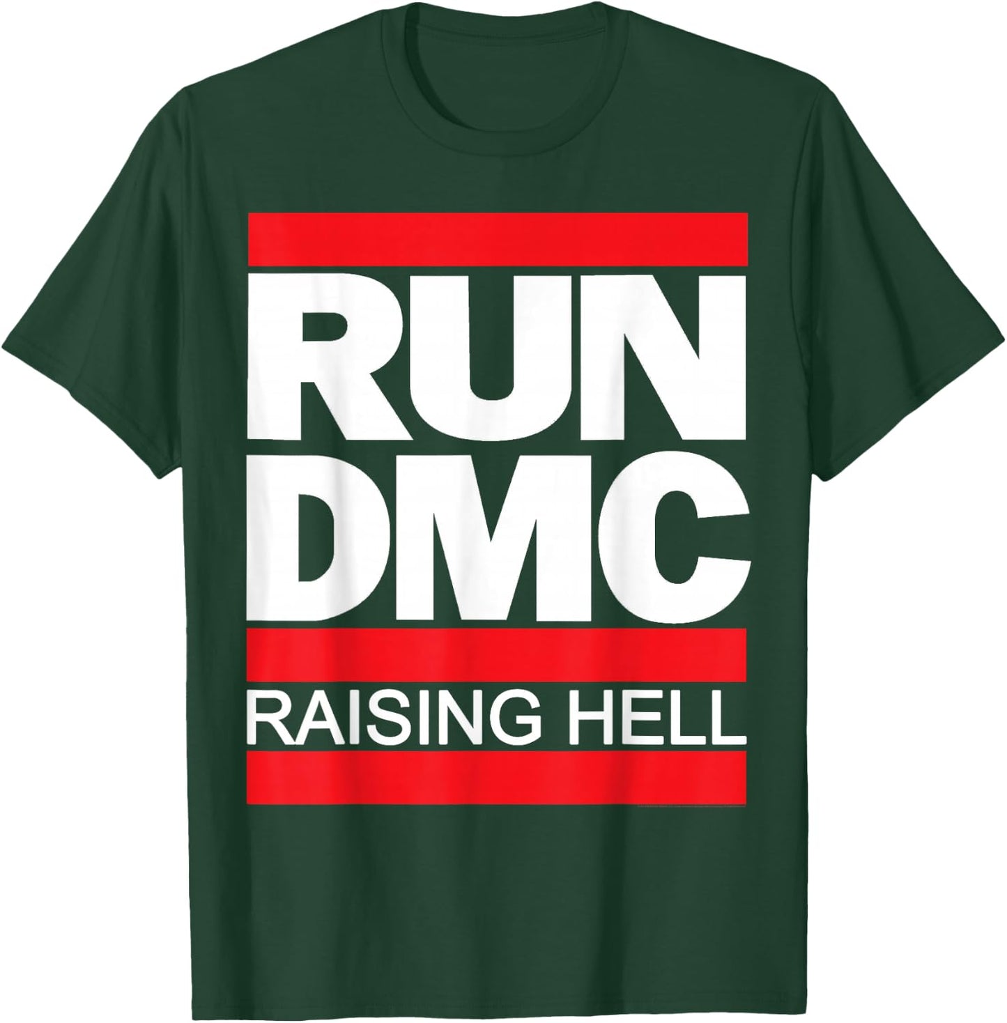 Run DMC Official Logo Raising Hell T-Shirt - T-Shirt | Forest