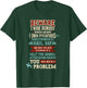 Beware I Ride Horses Which Mean I Own Pitchforks Horse T-Shirt - T-Shirt | Forest