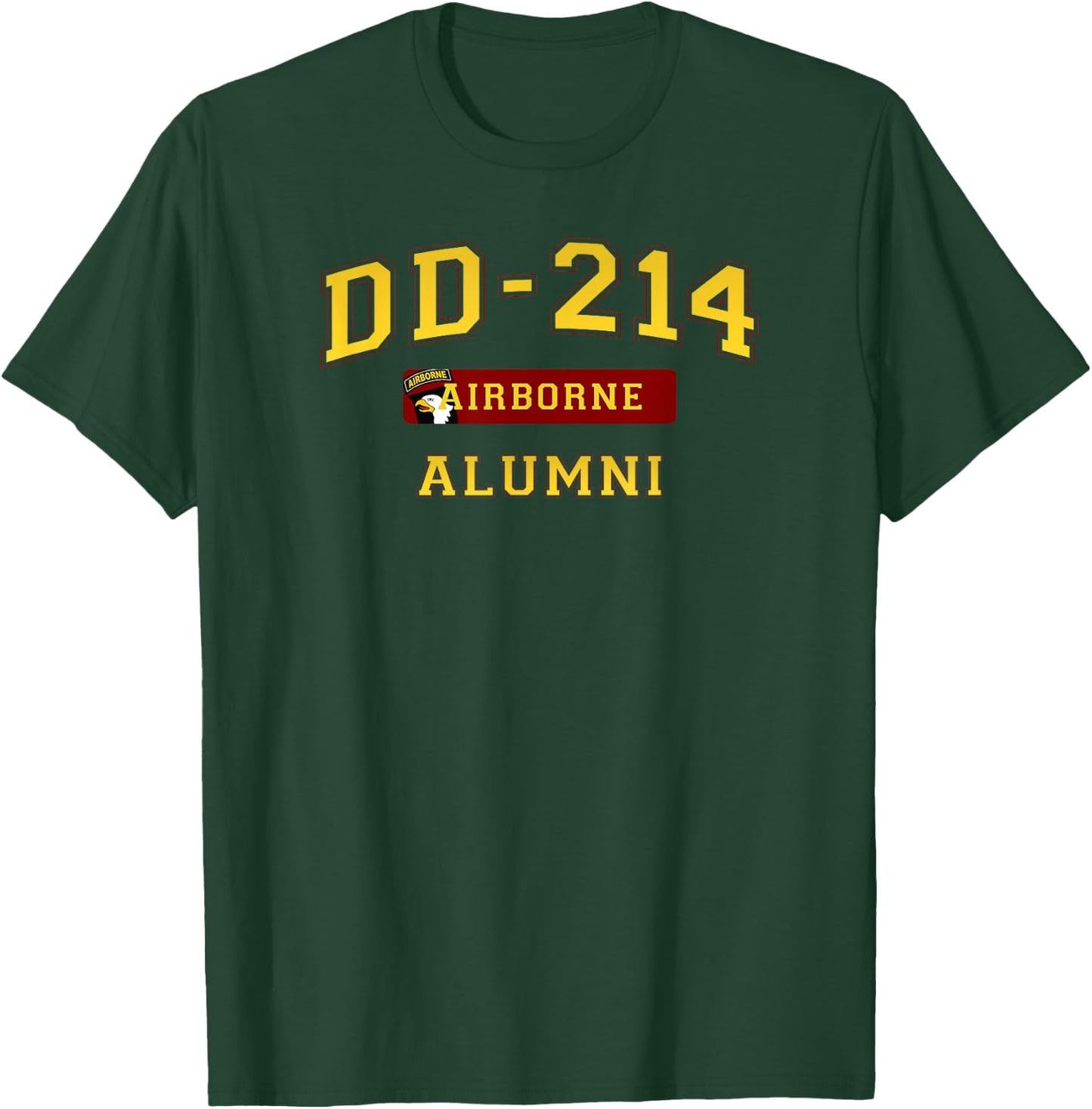 DD-214 101st AIRBORNE Division T-Shirt - T-Shirt | Forest