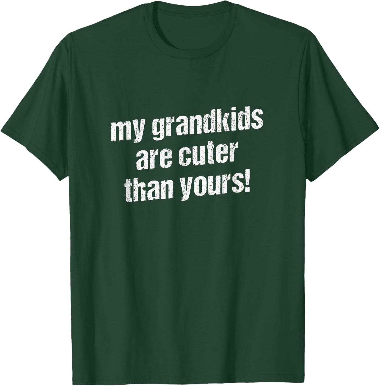 My Grandchildren Are Cuter Than Yours, Grandmother Mimi T-Shirt - T-Shirt | Forest