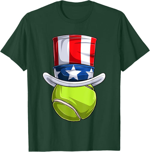 Men Women American Flag Tennis Shirt, 4th Of July Kids Boys