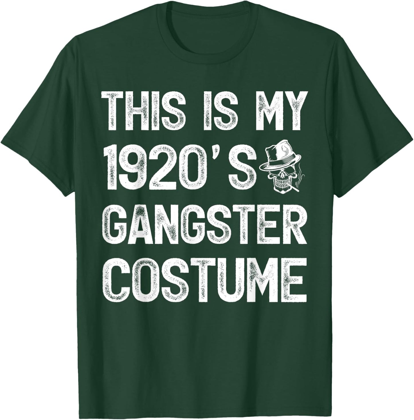 Vintage This Is My 1920's Gangster Costume T-Shirt - T-Shirt | Forest