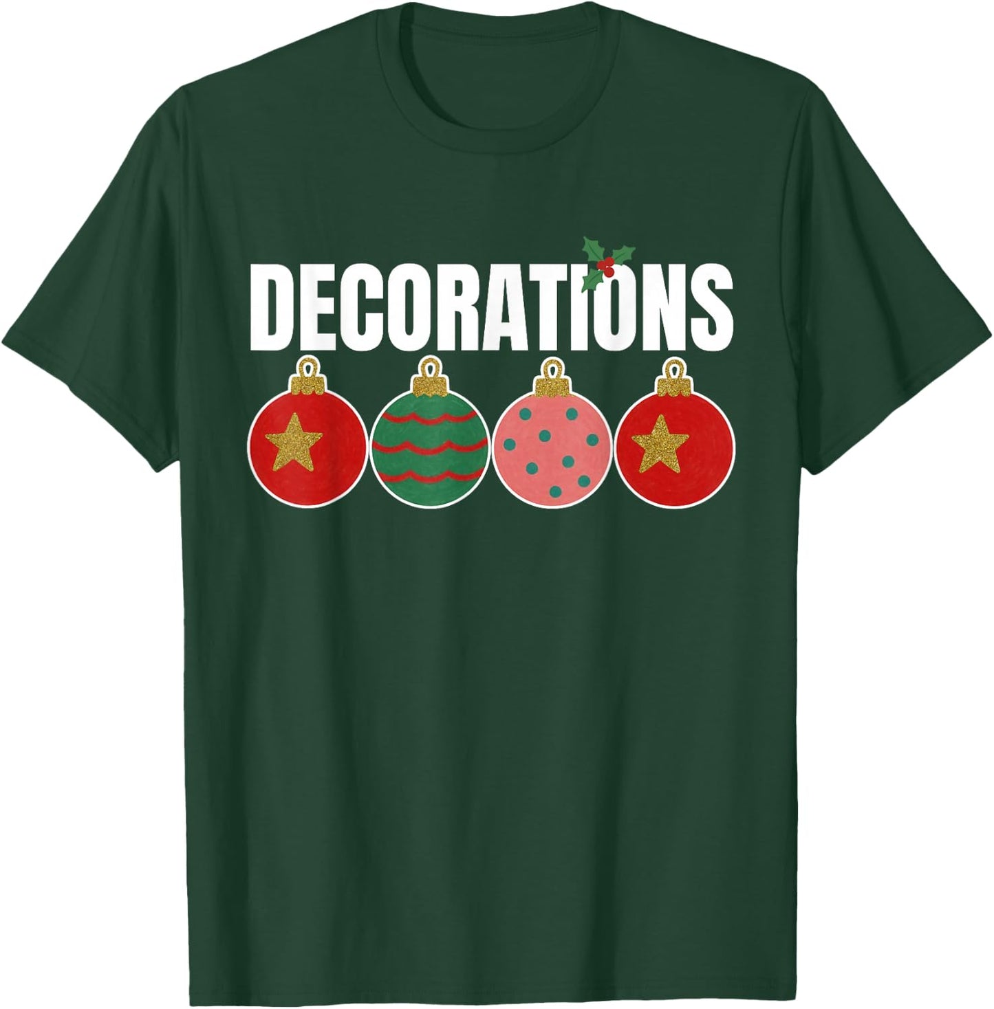 Funny I Put The D in Decorations Matching Couples Pajamas T-Shirt - T-Shirt | Forest