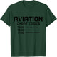 Pilot Aviation Codes Aeroplane Funny Pilot T-Shirt - T-Shirt | Forest