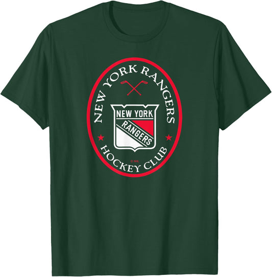 New York Rangers Iconic Royal Officially Licensed T-Shirt - T-Shirt | Forest