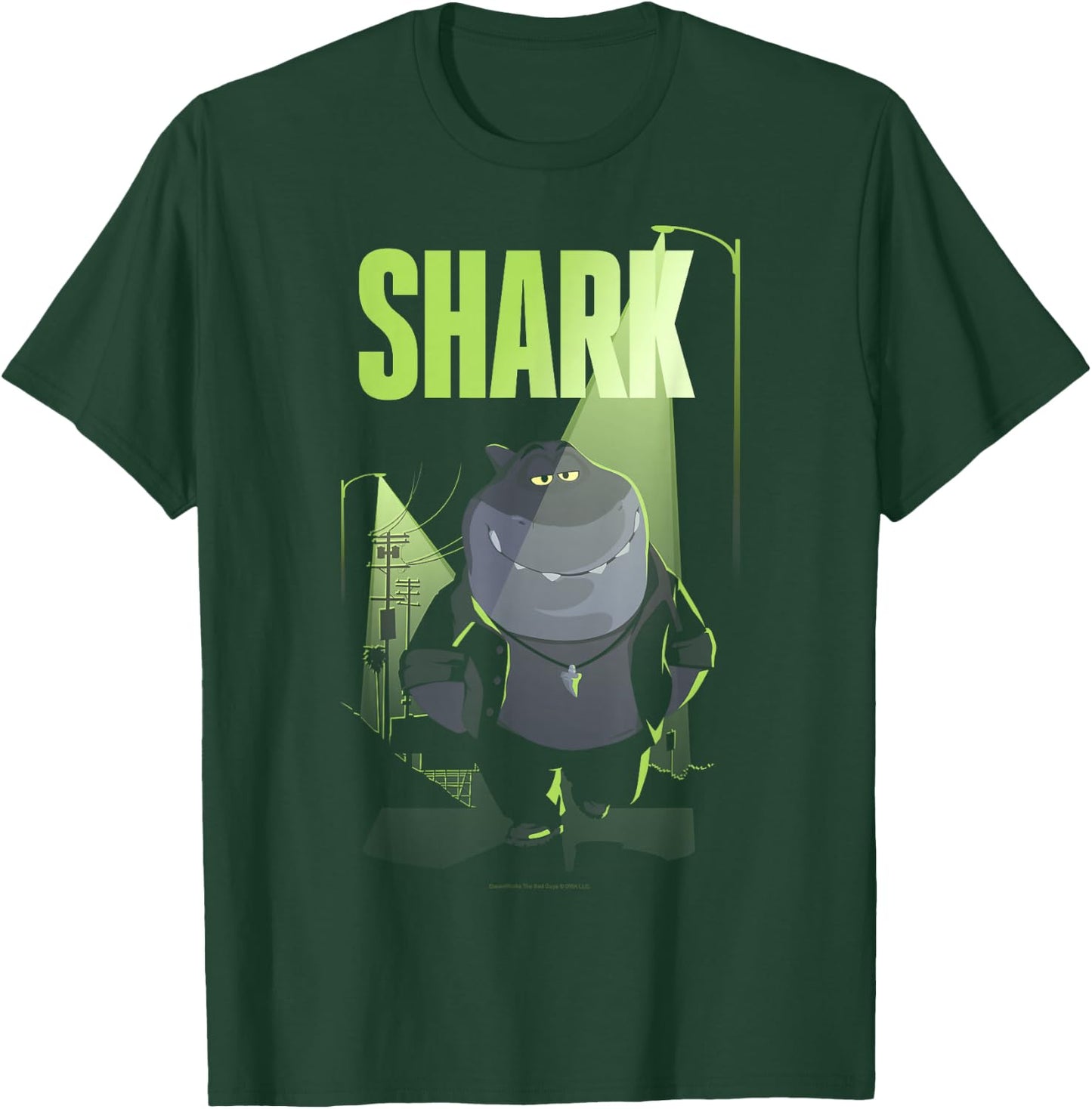 The Bad Guys Mr. Shark City Street Light T-Shirt - T-Shirt | Forest