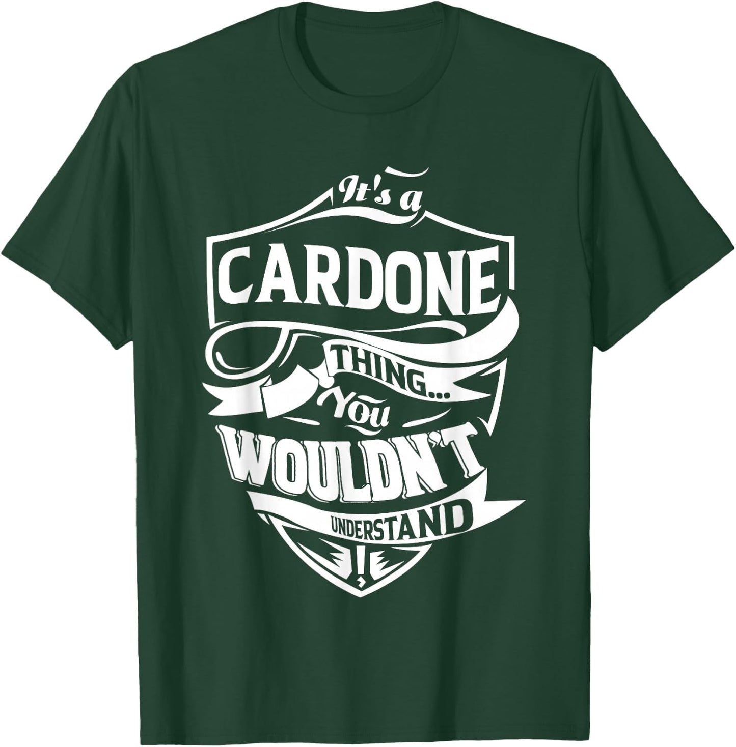 It's a CARDONE Thing You Wouldn't Understand Gifts T-Shirt - T-Shirt | Forest