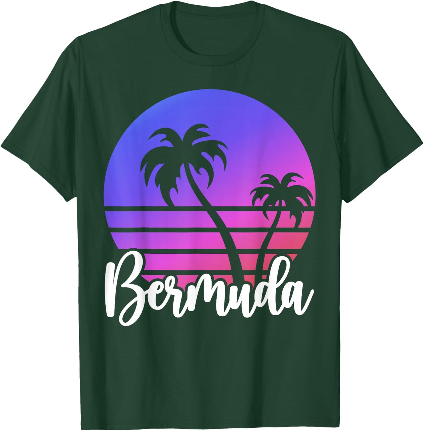 BERMUDA Beach Lover Summer Vacation Family Trip Souvenir T-Shirt - T-Shirt | Forest