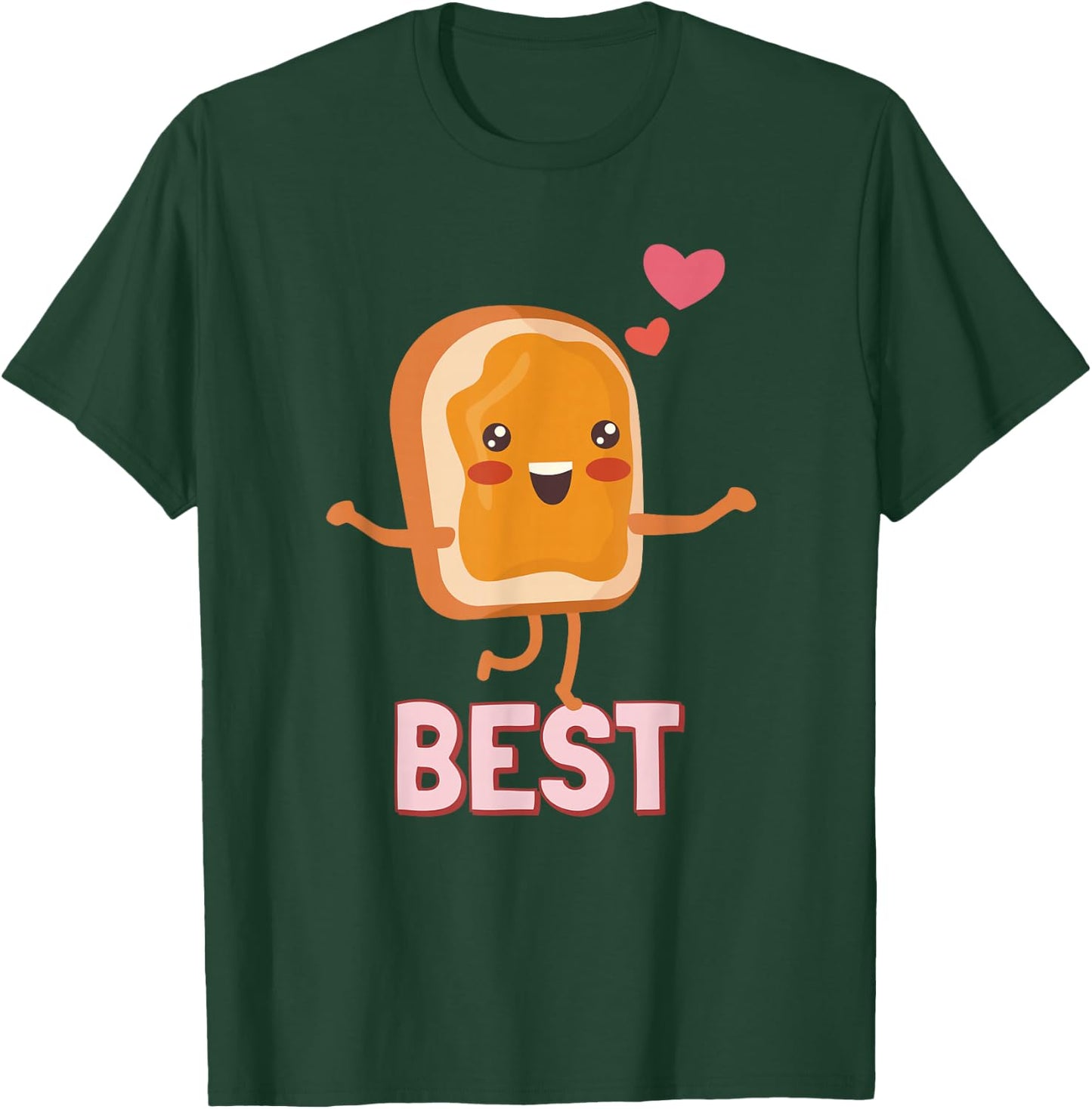 Best Friends PB&J Peanut Butter and Jelly Besties T-Shirt - T-Shirt | Forest