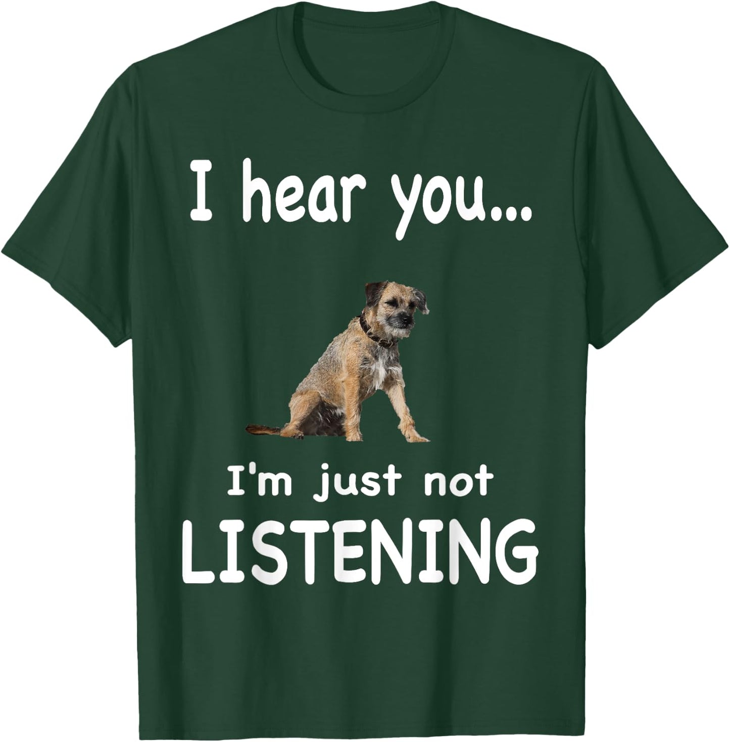 Border Terrier Dog - Border Terrier Men Women T-Shirt - T-Shirt | Forest