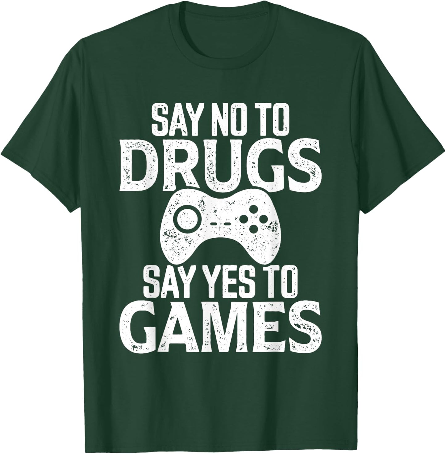 Red Ribbon Week Shirt Say No to Drugs Say Yes to Games T-Shirt - T-Shirt | Forest