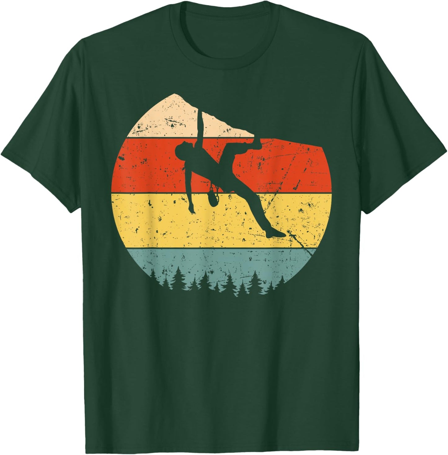 Cool Rock Climbing Women Mountain Climber bouldering T-Shirt - T-Shirt | Forest