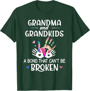 Grandma Shirt Grandma & Grandkids A bond That Can Be Broken T-Shirt - T-Shirt | Forest