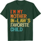 I'm My Mother in Law's Favorite Child Funny Parent Retro T-Shirt - T-Shirt | Forest