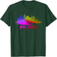 Colorful Atlanta Cityscape Souvenir - Atlanta Skyline T-Shirt - T-Shirt | Forest