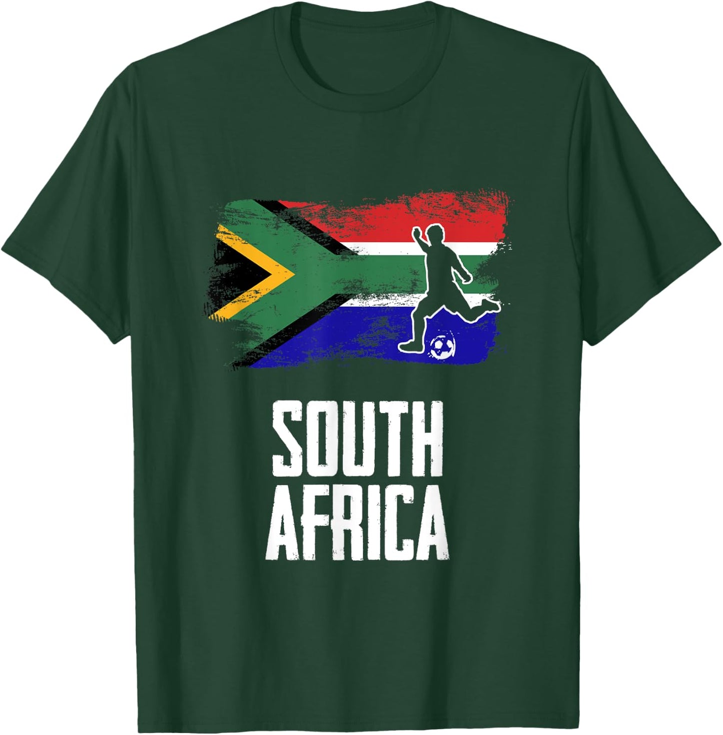 South Africa Flag Jersey South African Soccer Team T-Shirt - T-Shirt | Forest