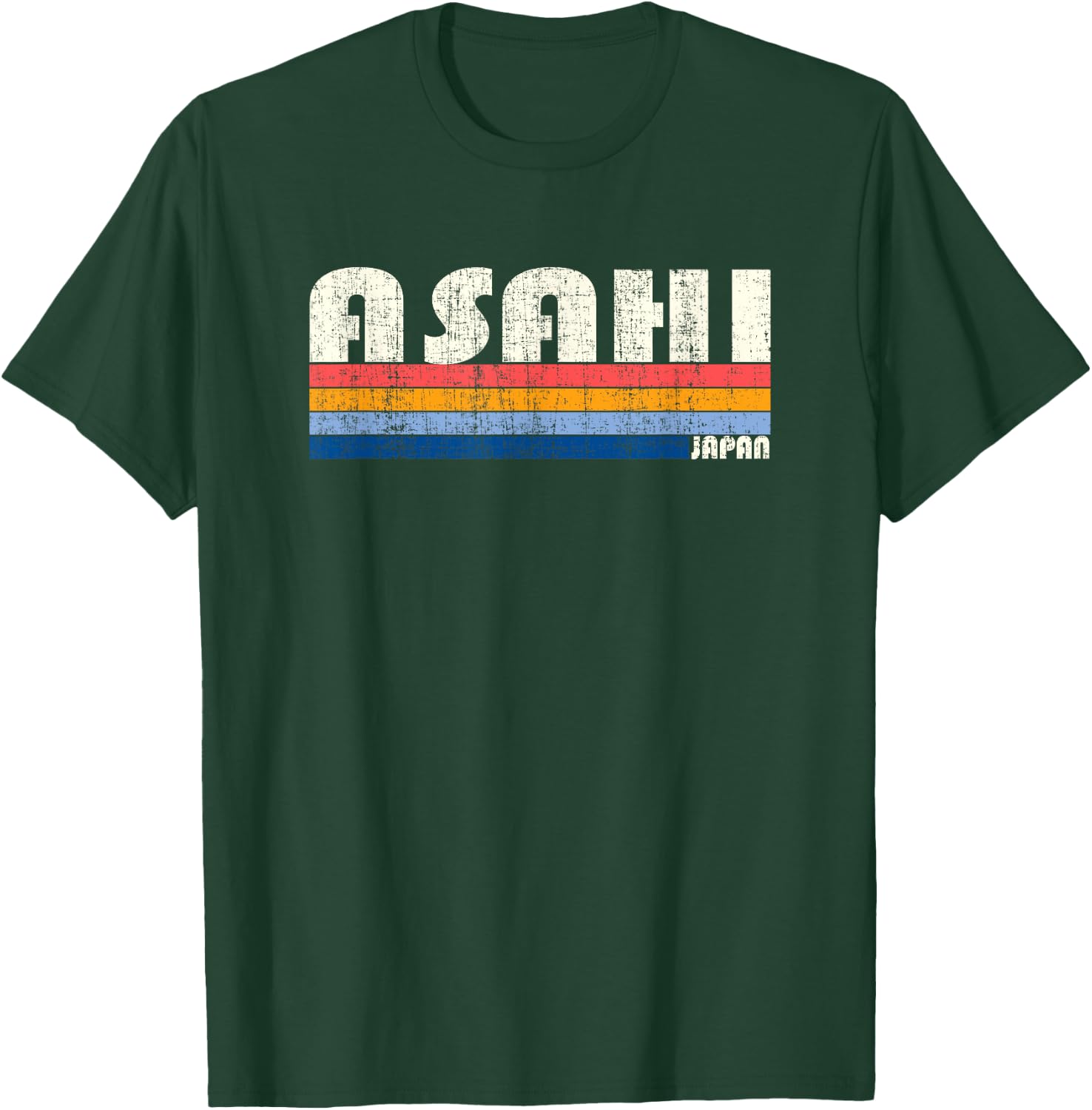 Retro Vintage 70s 80s Style Asahi, Japan T-Shirt - T-Shirt | Forest