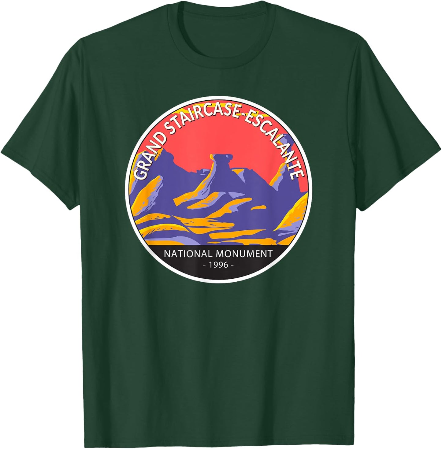 Grand Staircase Escalante National Monument Utah Vintage T-Shirt - T-Shirt | Forest