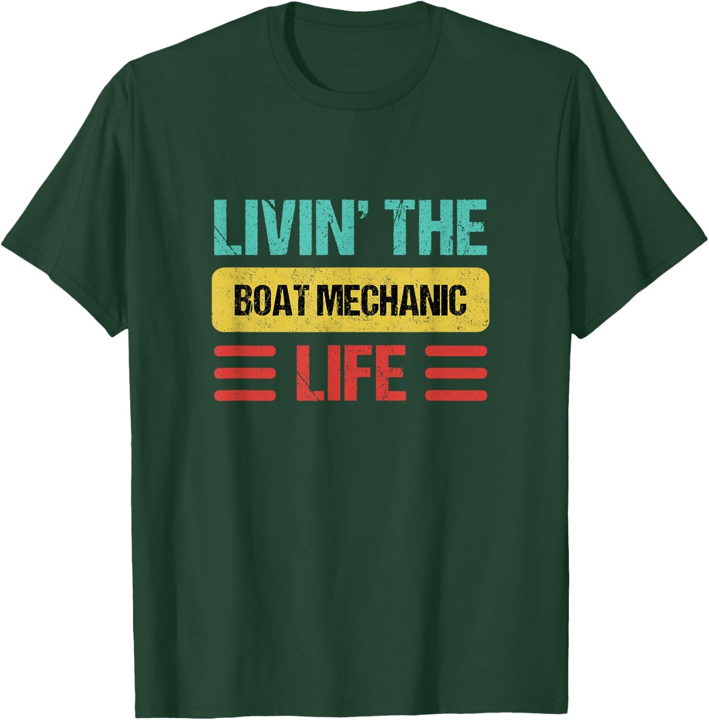 Boat Mechanic T-Shirt - T-Shirt | Forest
