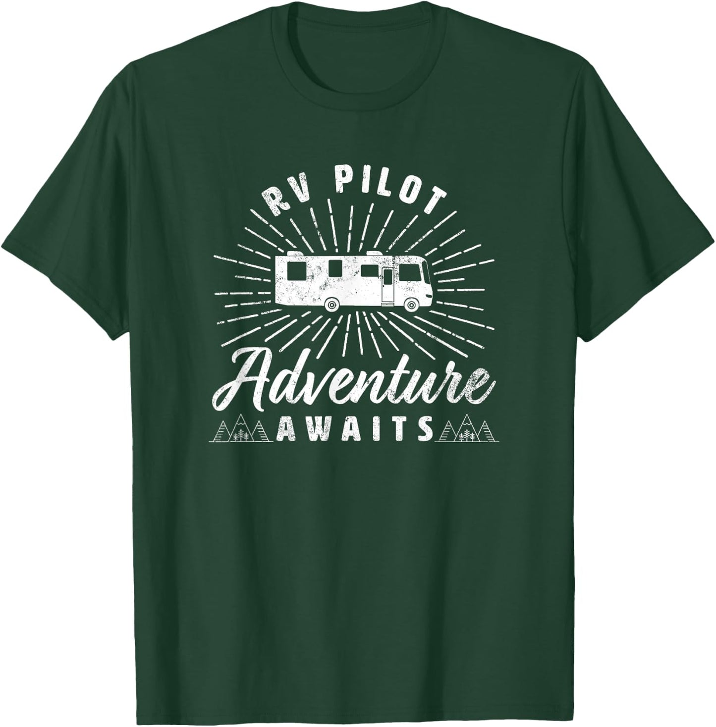 RV Pilot Funny Motorhome RV Travel Women T-Shirt - T-Shirt | Forest