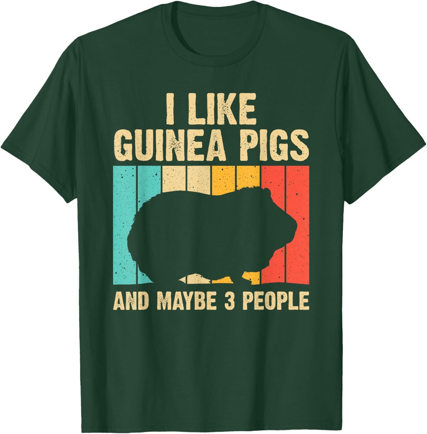 Funny Guinea Pig Design Women Kids Guinea Pig Lovers T-Shirt - T-Shirt | Forest