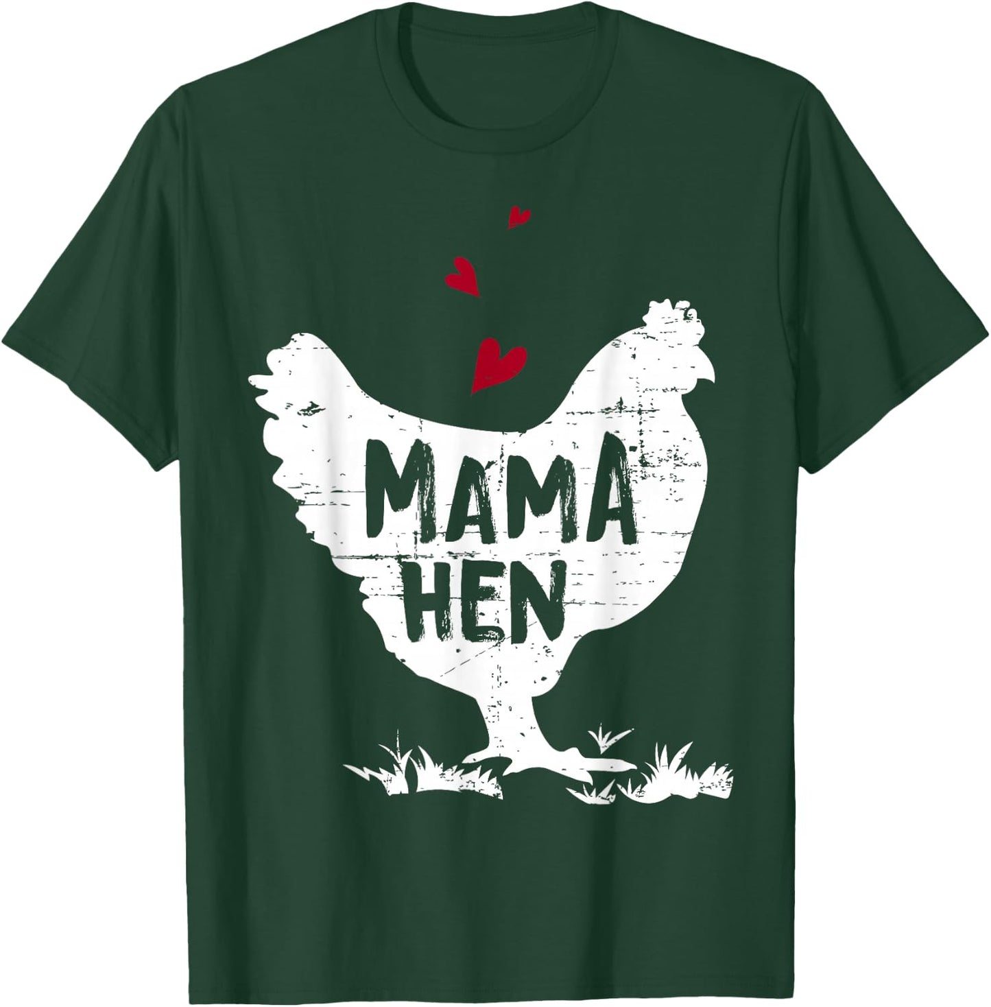 Mama Hen Chicken Funny Farmer Hen Chicken Mama T-Shirt - T-Shirt | Forest