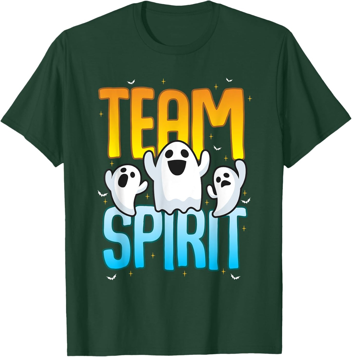 Funny Halloween Team Spirit Ghosts T-Shirt - T-Shirt | Forest
