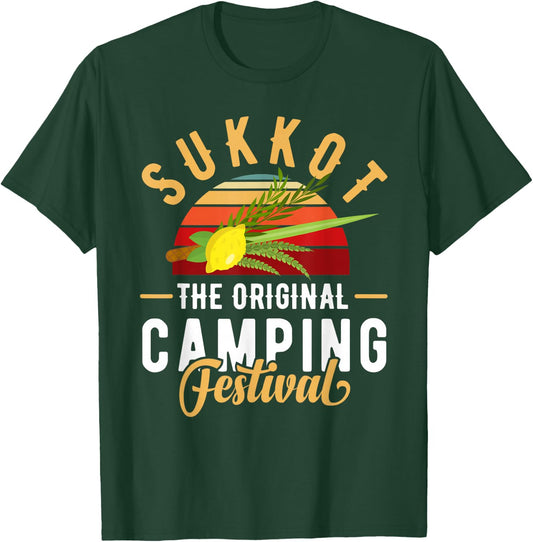 Feast of Tabernacles with Lulav and Etrog or Sukkot T-Shirt - T-Shirt | Forest