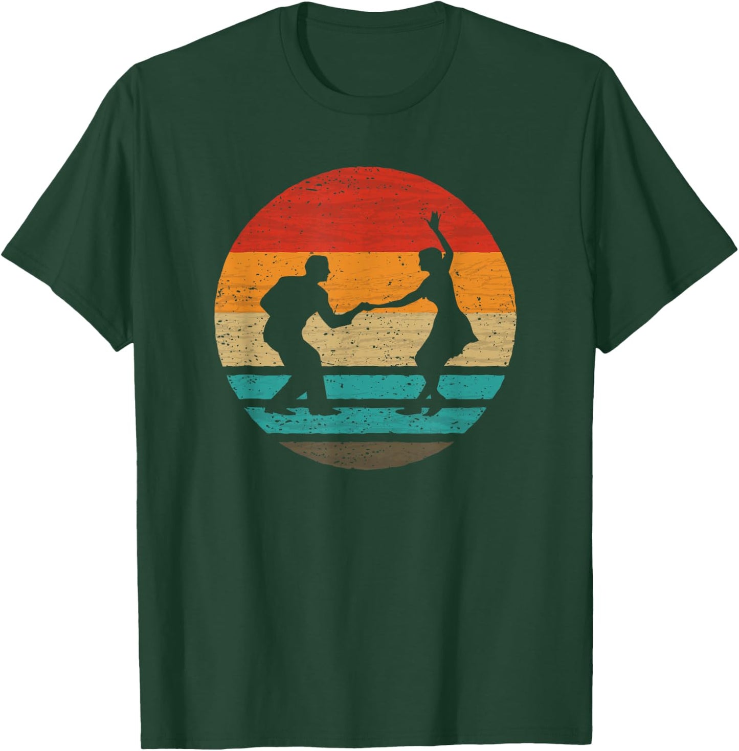 Swing retro style vintage T-Shirt - T-Shirt | Forest