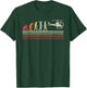 Helicopter Shirt Vintage T-Shirt - T-Shirt | Forest