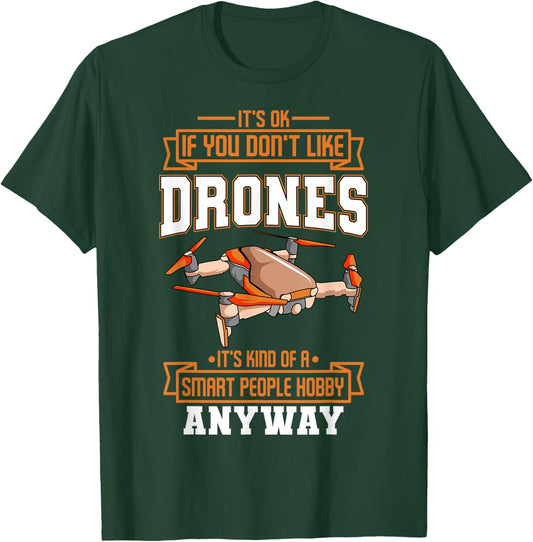 Funny Drone Pilot Quadcopter Lover T-Shirt - T-Shirt | Forest