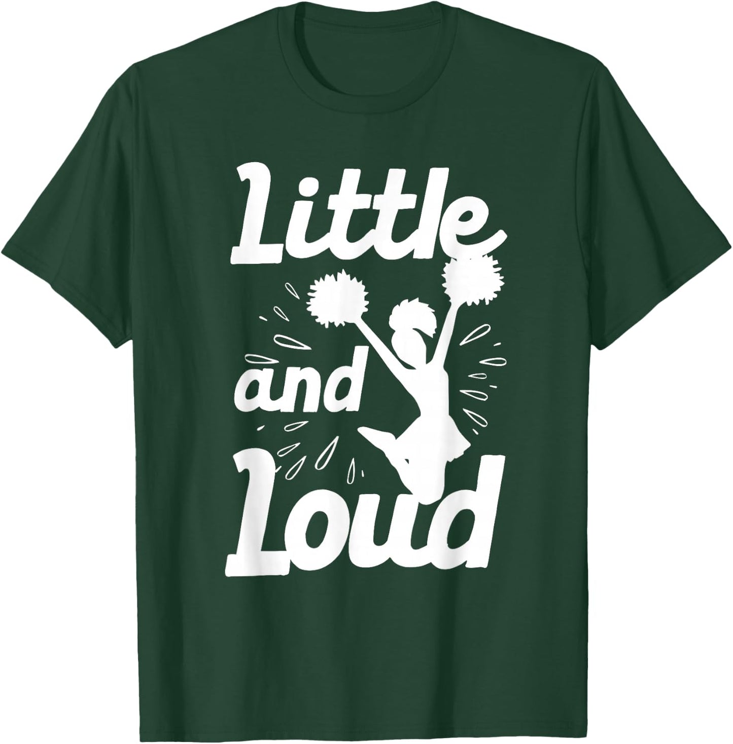 Cool Cheerleader Art Teens Girls Cheerleading Cheer Gymnast T-Shirt - T-Shirt | Forest