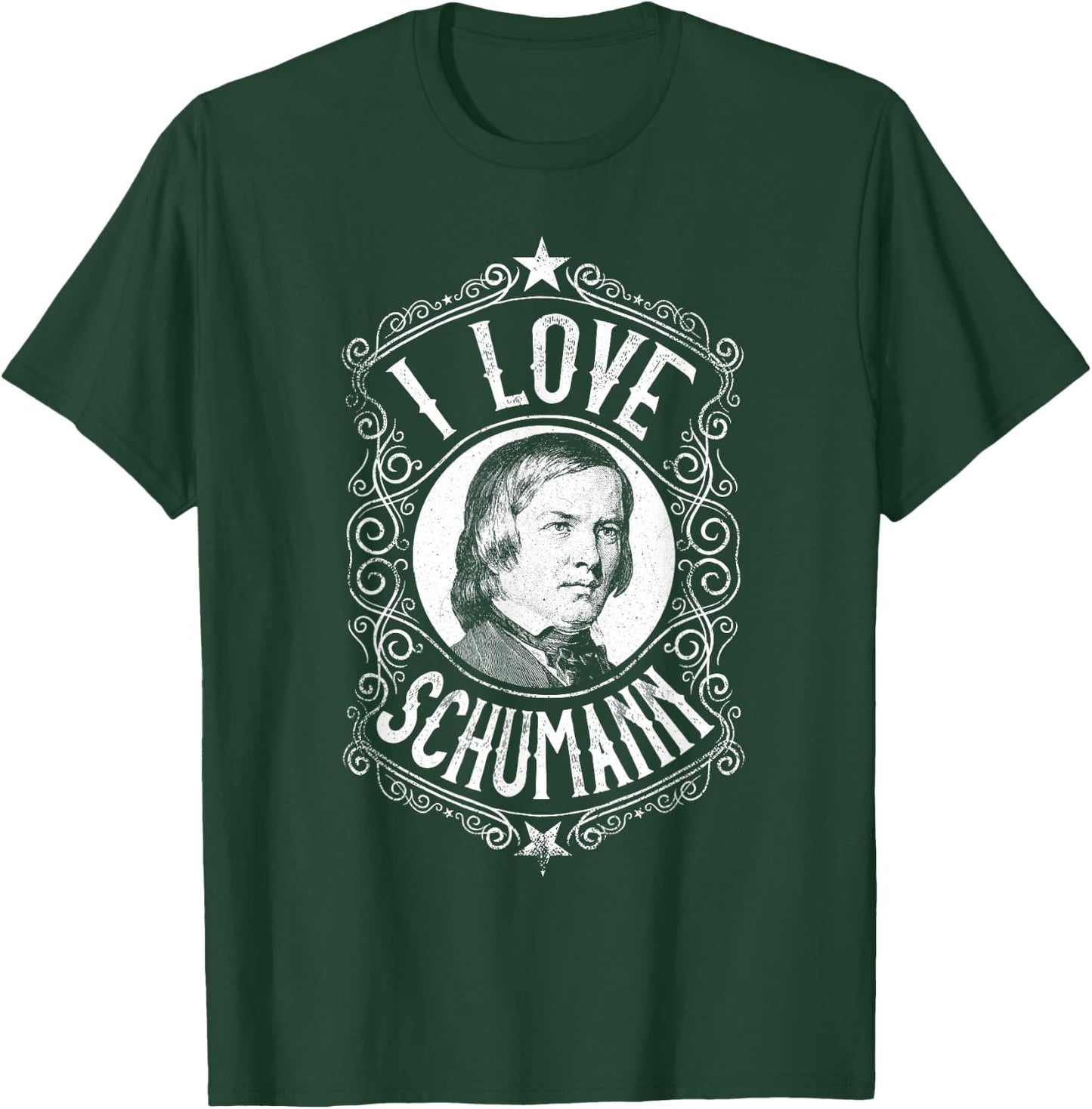 German Classical Music Composer - Robert Schumann T-Shirt - T-Shirt | Forest