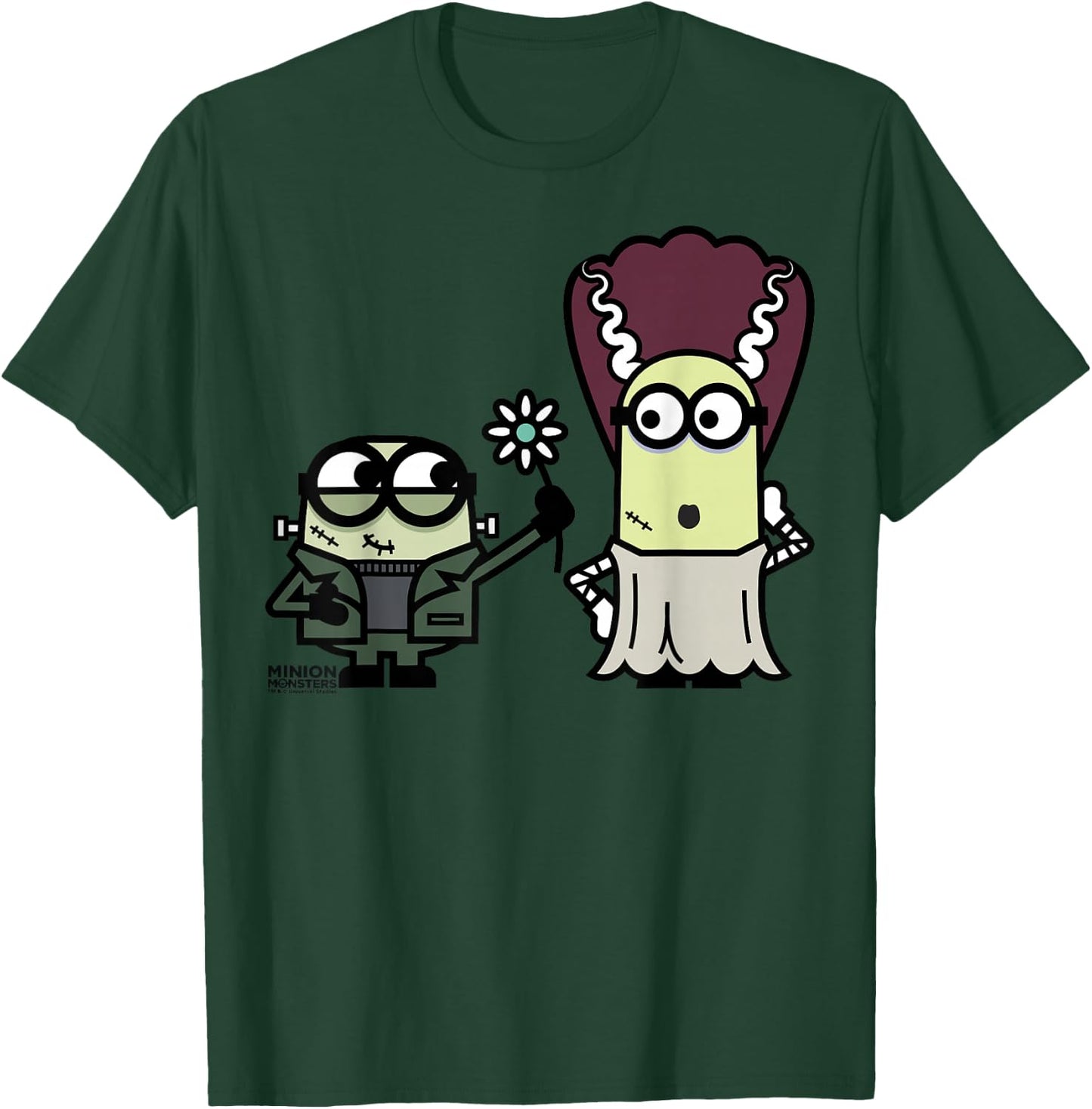 Despicable Me Franken Minions Bride Graphic T-Shirt - T-Shirt | Forest