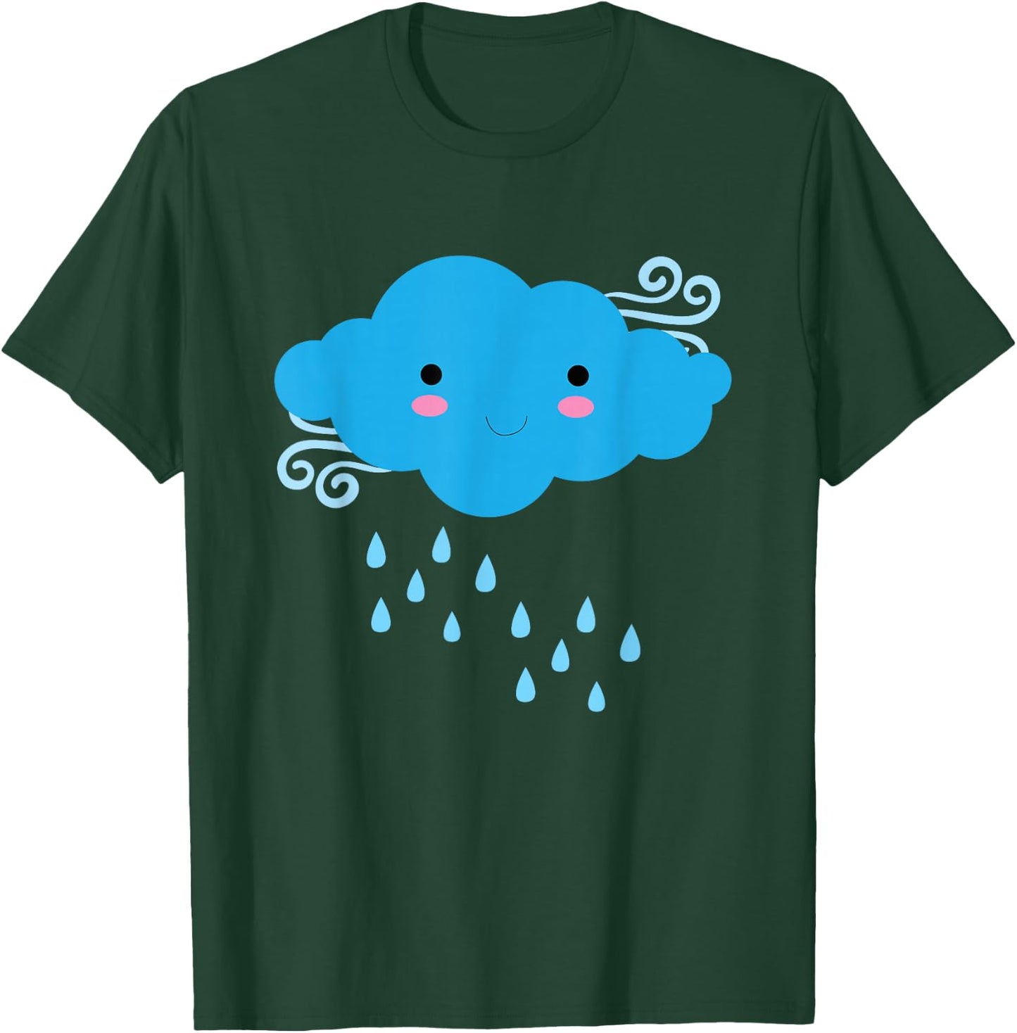 Cloud Rain Sky Nature Clouding IT Computing Funny T-Shirt - T-Shirt | Forest