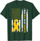 I Wear Gold For My Daughter Childhood Cancer Awareness T-Shirt - T-Shirt | Forest