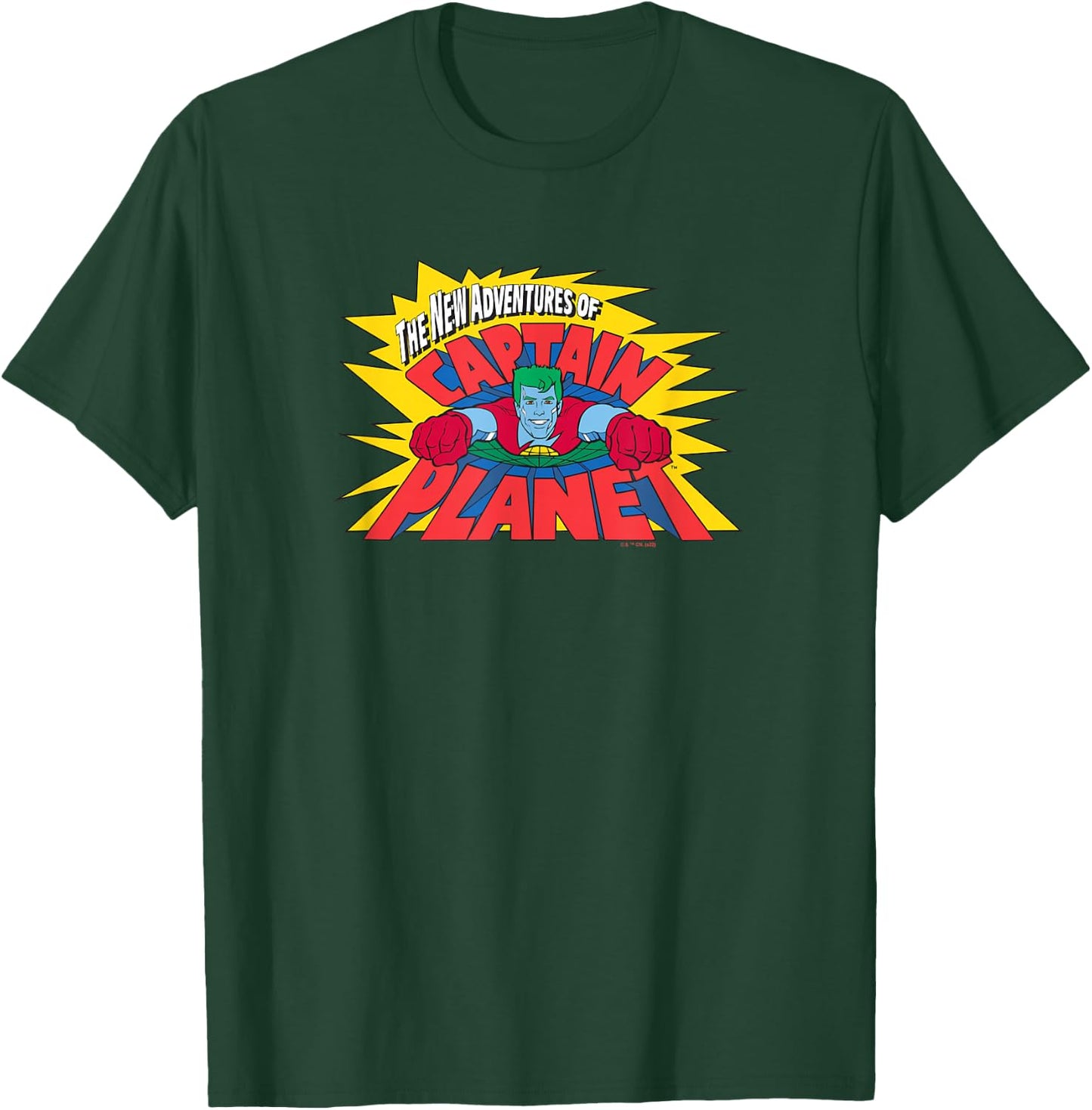 Captain Planet New Adventures logo T-Shirt - T-Shirt | Forest