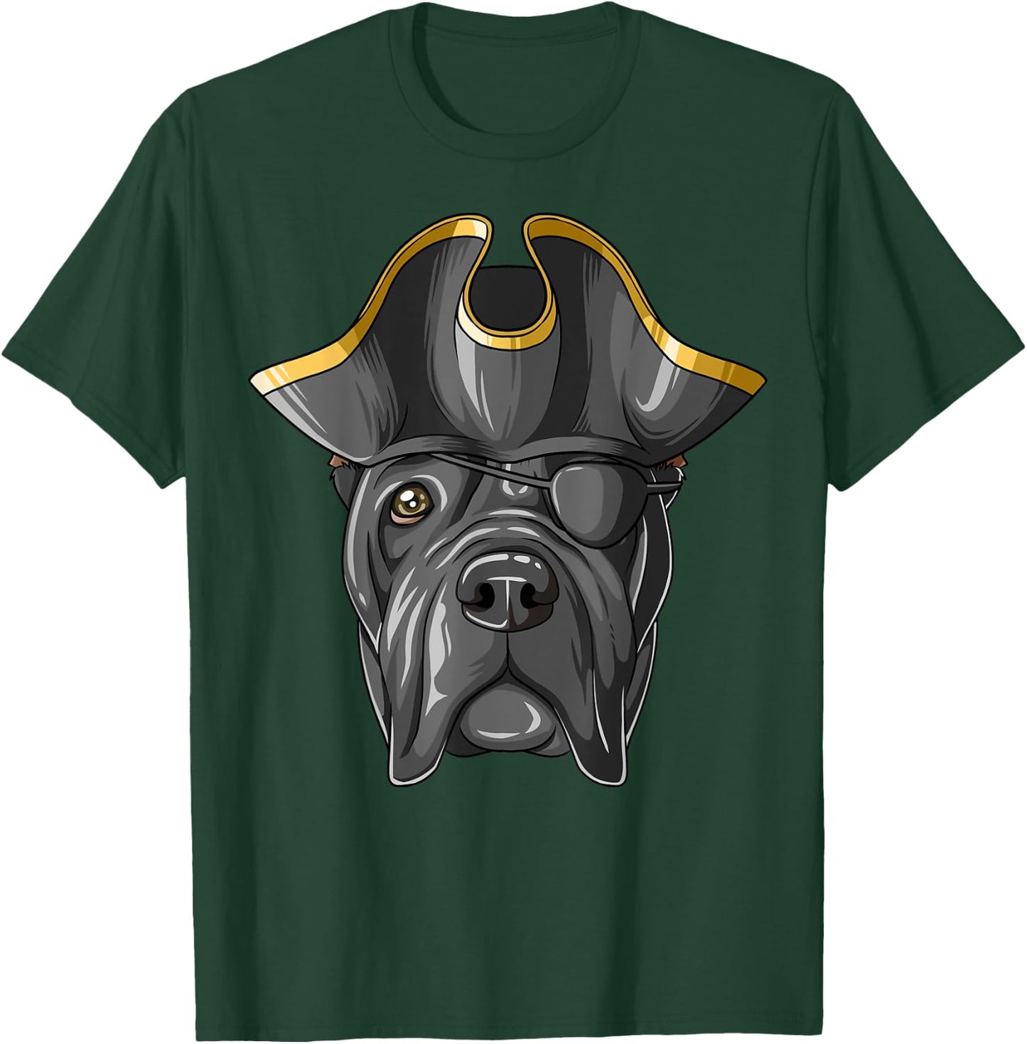 Pirate Cane Corso Pirates Hat Cane Corso T-Shirt - T-Shirt | Forest
