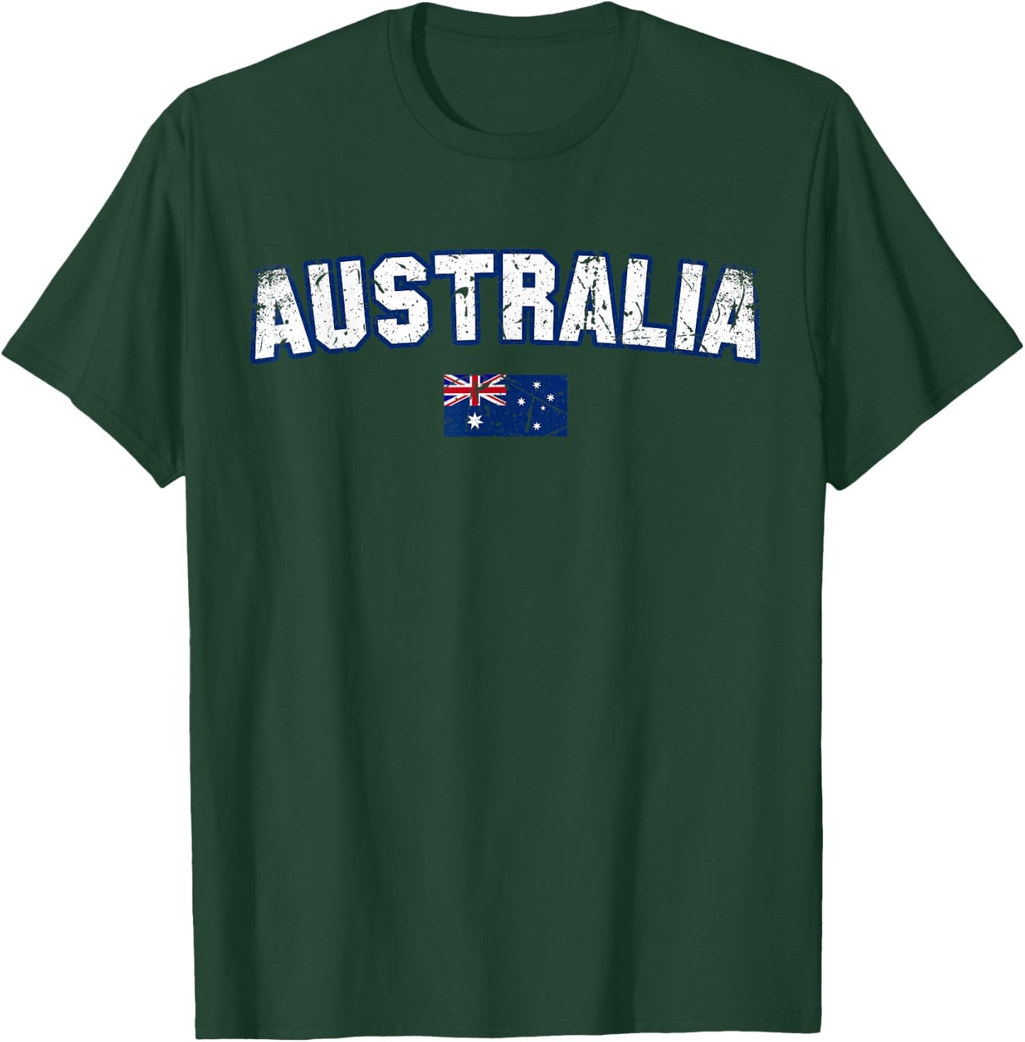 AUSTRALIA Flag Vintage | Men Women Kids | AUSTRALIA T-Shirt - T-Shirt | Forest