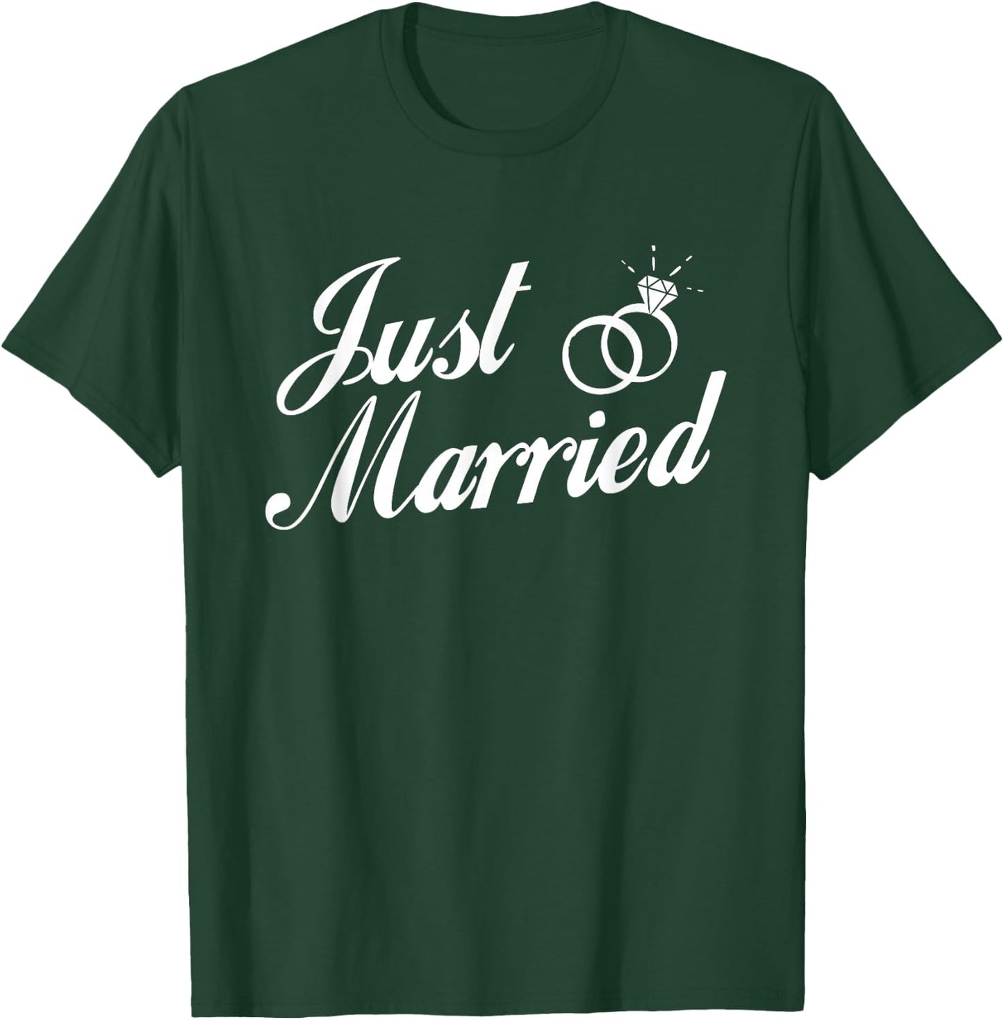 Just Married Couple T-Shirt - T-Shirt | Forest